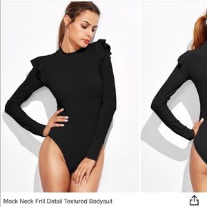 Frill Shoulder Bodysuit